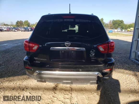 2017 Nissan Pathfinder SV z VIN 5N1DR2MM4HC661861, wystawiony jako Copart lot #81296645 z przebiegiem 136 778 mil mil oraz Szkoda całkowita • Salvage title. Historia ofert i sprzedaży dostępna na DreamBid. Obrazek 6.