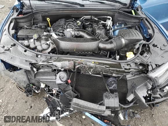 2025 Dodge Durango GT Plus with VIN 1C4RDJDG0SC517969, listed as a Copart auction lot 57299015 with 6,899 mi miles and Non repairable. Bid and sale history available at DreamBid. Image 12.