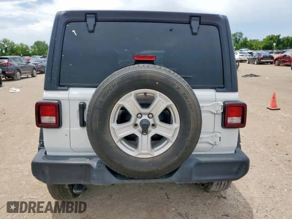 2023 Jeep Wrangler Sport с VIN 1C4HJXAG4PW598962, выставлен на аукционе Copart как лот 63846695 с пробегом 37 986 миль миль и Списание • Salvage title. История ставок и продаж доступна на DreamBid. Изображение 11.