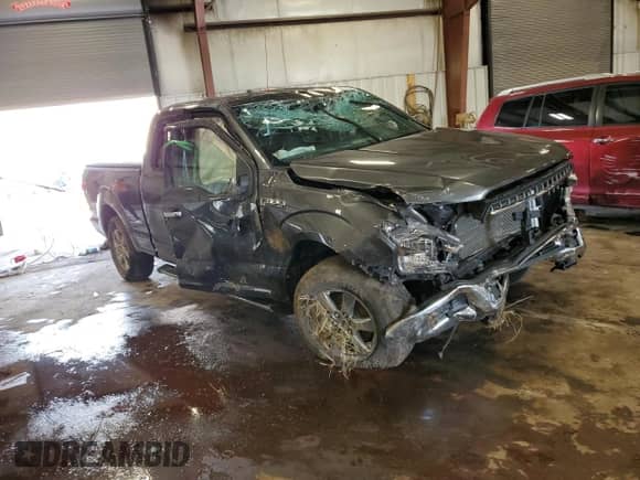 2020 Ford F-150 XL with VIN 1FTFX1E50LFC21440, listed as a Copart auction lot 64301065 with 62,840 mi miles and Non repairable. Bid and sale history available at DreamBid. Image 4.