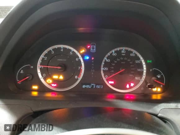 2009 Honda Accord EX-L with VIN 1HGCP36809A026730, listed as a Copart auction lot 85295155 with 184,952 mi miles and Salvage title. Bid and sale history available at DreamBid. Image 9.