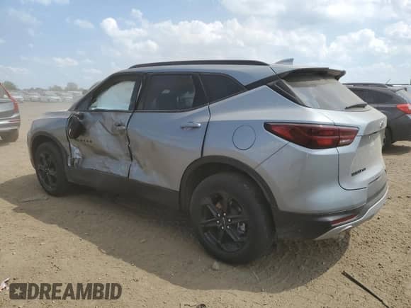 2025 Chevrolet Blazer LT с VIN 3GNKBJRS5SS137869, выставлен на аукционе Copart как лот 56577895 с пробегом 7 019 миль миль и Списание • Salvage title. История ставок и продаж доступна на DreamBid. Изображение 2.