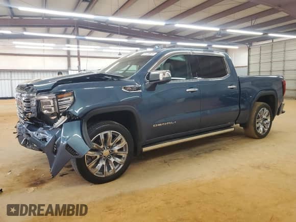 2024 GMC Sierra 1500 Denali с VIN 1GTUUGELXRZ256611, выставлен на аукционе Copart как лот 81728615 с пробегом 29 268 миль миль и Списание • Salvage title. История ставок и продаж доступна на DreamBid. Изображение 1.
