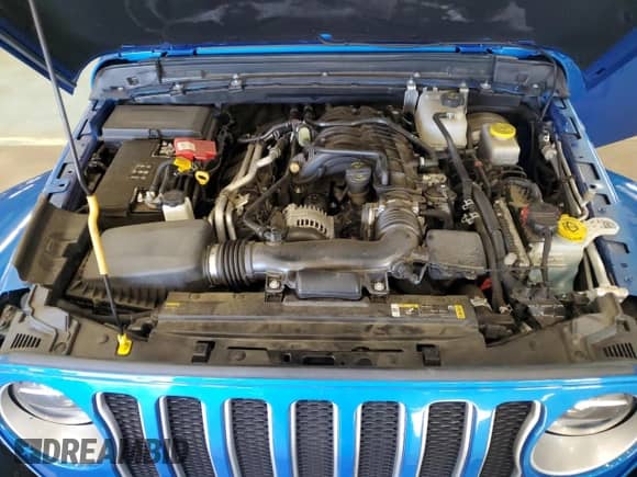 2022 Jeep Wrangler Unlimited Sahara Altitude с VIN 1C4HJXEG0NW255315, выставлен на аукционе Copart как лот 87821535 с пробегом 40 113 миль миль и Чистый • Clean title. История ставок и продаж доступна на DreamBid. Изображение 11.