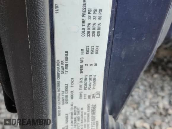 2008 Chevrolet Colorado 1LT with VIN 1GCDT19E488169562, listed as a Copart auction lot 83833925 with 91,828 mi miles and Salvage title. Bid and sale history available at DreamBid. Image 13.