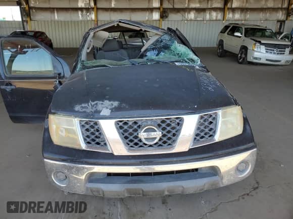 2008 Nissan Frontier SE with VIN 1N6AD06U08C442643, listed as a Copart auction lot 53752805 with 333,482 mi miles and Salvage title. Bid and sale history available at DreamBid. Image 5.