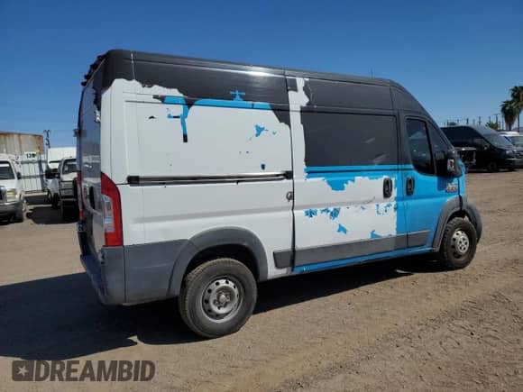 2014 Ram ProMaster Cargo z VIN 3C6TRVBG1EE103007, wystawiony jako Copart lot #72050954 z przebiegiem 198 197 mil mil oraz Szkoda całkowita • Salvage title. Historia ofert i sprzedaży dostępna na DreamBid. Obrazek 3.