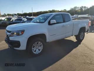 2022 Chevrolet Colorado 2WD LT with VIN 1GCHSCEA4N1286601, listed as a Copart auction lot 81686645 with 58,617 mi miles and Salvage title. Bid and sale history available at DreamBid. Image 1.