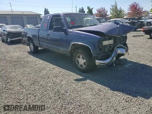 1996 Chevrolet Silverado 1500 with VIN 2GCEC19M4T1184750, listed as a Copart auction lot 83863255 with 257,892 mi miles and Salvage title. Bid and sale history available at DreamBid. Image 13.