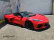 2020 Chevrolet Corvette 2LT с VIN 1G1Y72D48L5000755, выставлен на аукционе Copart как лот 55525194 с пробегом 28 030 миль миль и Списание • Salvage title. История ставок и продаж доступна на DreamBid. Изображение 4.