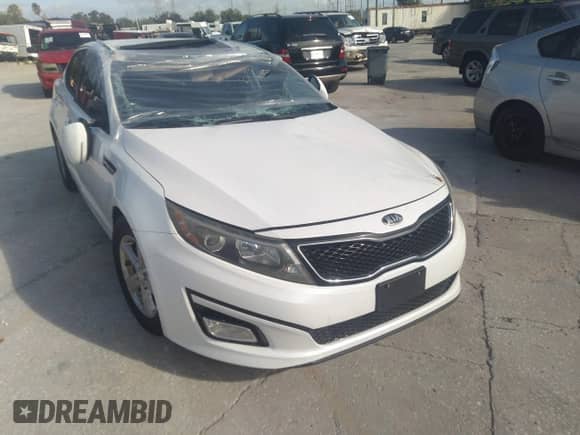 2014 Kia Optima LX с VIN 5XXGM4A77EG262559, выставлен на аукционе IAAI как лот 34008405 с пробегом Не указан миль и . История ставок и продаж доступна на DreamBid. Изображение 1.