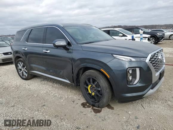 2021 Hyundai Palisade Limited with VIN KM8R5DHE4MU193702, listed as a Copart auction lot 44256654 with 71,537 mi miles and . Bid and sale history available at DreamBid. Image 4.