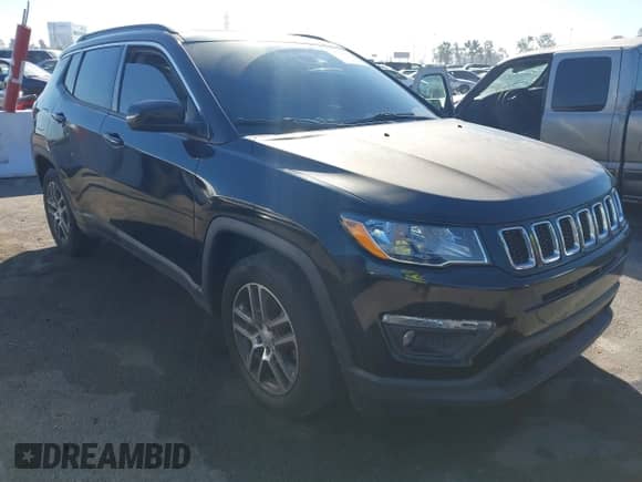 2018 Jeep Compass Latitude with VIN 3C4NJCBB4JT500329, listed as a IAAI auction lot 43486064 with 95,725 mi miles and . Bid and sale history available at DreamBid. Image 1.