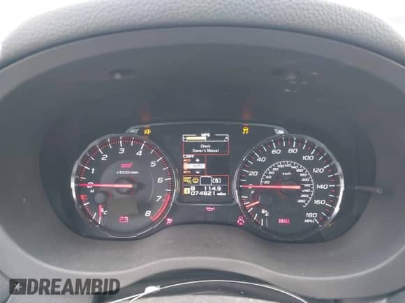 2019 Subaru WRX STI Limited z VIN JF1VA2V63K9807256, wystawiony jako IAAI lot #42390008 z przebiegiem 74 821 mil mil oraz . Historia ofert i sprzedaży dostępna na DreamBid. Obrazek 7.