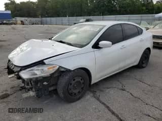 2015 Dodge Dart SE with VIN 1C3CDFAA8FD404357, listed as a Copart auction lot 68218555 with 138,980 mi miles and Salvage title. Bid and sale history available at DreamBid. Image 1.