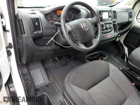 2019 Ram ProMaster Cargo with VIN 3C6TRVBG7KE510860, listed as a Copart auction lot 43205445 with 202,956 mi miles and Clean title. Bid and sale history available at DreamBid. Image 8.