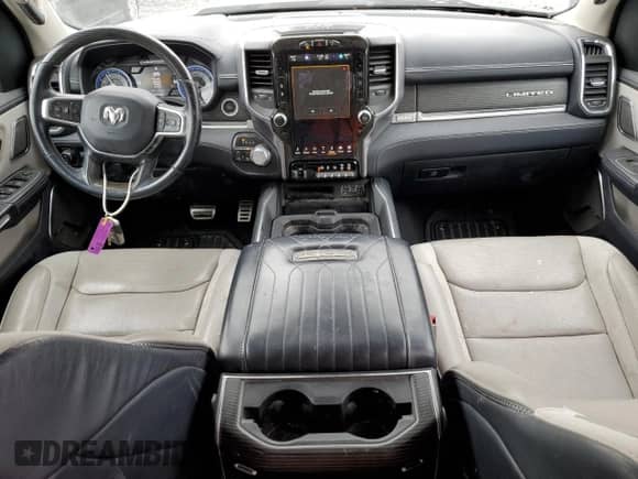 2022 Ram 1500 Limited with VIN 1C6SRFHM6NN195497, listed as a Copart auction lot 54823035 with 69,062 mi miles and Salvage title. Bid and sale history available at DreamBid. Image 8.