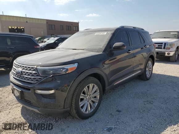 2020 Ford Explorer Limited z VIN 1FMSK8FH6LGB75648, wystawiony jako Copart lot #82588105 z przebiegiem 95 246 mil mil oraz Szkoda całkowita • Salvage title. Historia ofert i sprzedaży dostępna na DreamBid. Obrazek 1.
