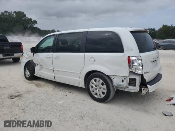 2017 Dodge Grand Caravan SE with VIN 2C4RDGBG9HR780614, listed as a Copart auction lot 81956545 with 134,709 mi miles and Salvage title. Bid and sale history available at DreamBid. Image 2.