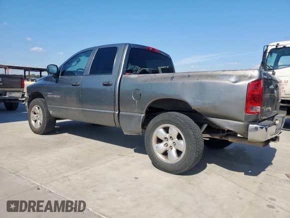 2005 Dodge 1500 SLT with VIN 1D7HU18N55S358824, listed as a Copart auction lot 80546725 with 343,668 mi miles and Salvage title. Bid and sale history available at DreamBid. Image 2.