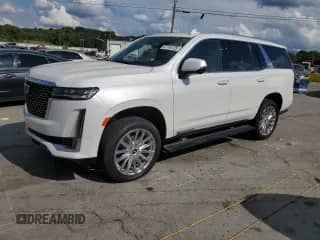 2023 Cadillac Escalade 4WD Premium Luxury with VIN 1GYS4CKL0PR491899, listed as a Copart auction lot 67749725 with 33,804 mi miles and Salvage title. Bid and sale history available at DreamBid. Image 1.