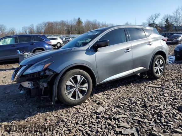 2023 Nissan Murano S with VIN 5N1AZ2AS9PC111110, listed as a Copart auction lot 49353495 with 22,722 mi miles and Salvage title. Bid and sale history available at DreamBid. Image 1.