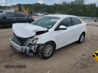 2017 Chevrolet Sonic LT with VIN 1G1JD5SG6H4114324, listed as a Copart auction lot 55430835 with 123,801 mi miles and Salvage title. Bid and sale history available at DreamBid. Image 1.