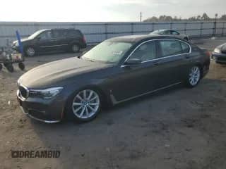 2018 BMW 7 Series 740e xDrive with VIN WBA7J2C53JG938353, listed as a Copart auction lot 80703895 with 158,543 mi miles and Clean title. Bid and sale history available at DreamBid. Image 1.