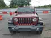 2021 Jeep Wrangler Unlimited Sport S with VIN 1C4HJXDNXMW718835, listed as a Copart auction lot 69496215 with 27,972 mi miles and Salvage title. Bid and sale history available at DreamBid. Image 5.