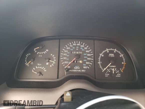1993 Dodge Daytona with VIN 1B3XW64AXPN590208, listed as a Copart auction lot 71482934 with 131,876 mi miles and Salvage title. Bid and sale history available at DreamBid. Image 9.