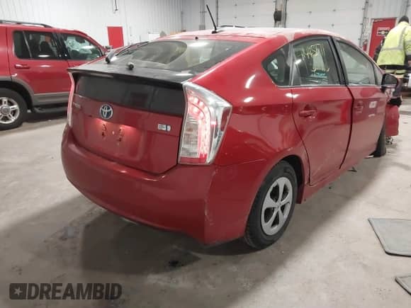 2013 Toyota Prius One with VIN JTDKN3DU0D1663948, listed as a IAAI auction lot 41445271 with 109,301 mi miles and . Bid and sale history available at DreamBid. Image 4.