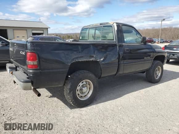 1996 Dodge 1500 with VIN 1B7HF16Z3TS706644, listed as a Copart auction lot 45739775 with 128,104 mi miles and Salvage title. Bid and sale history available at DreamBid. Image 3.