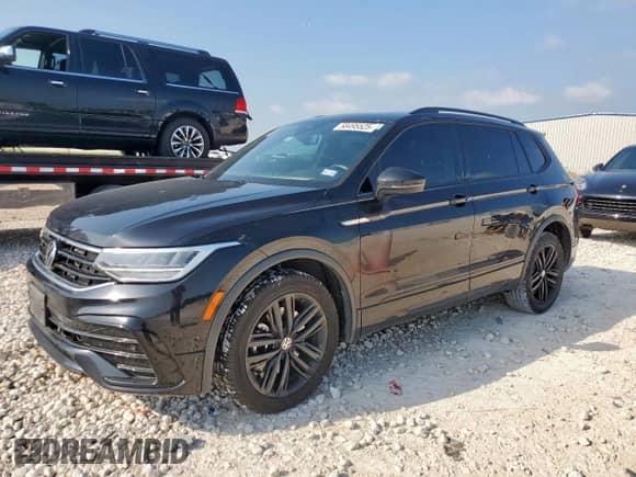 2022 Volkswagen Tiguan SE R-Line Black с VIN 3VVCB7AX9NM104200, выставлен на аукционе Copart как лот 58495525 с пробегом 51 915 миль миль и Чистый • Clean title. История ставок и продаж доступна на DreamBid. Изображение 1.
