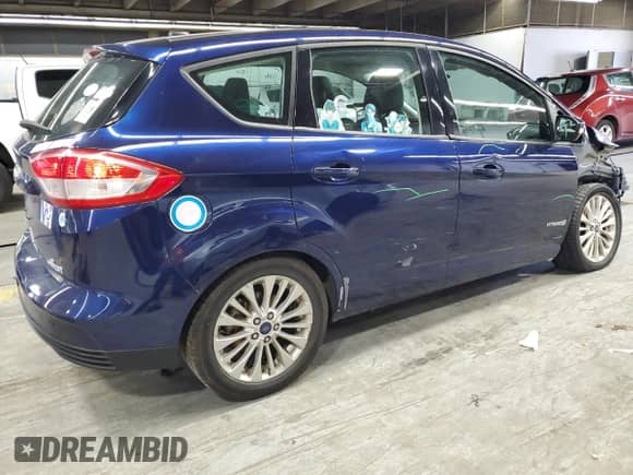 2017 Ford C-Max SE with VIN 1FADP5AU6HL118615, listed as a Copart auction lot 80651475 with 137,897 mi miles and Salvage title. Bid and sale history available at DreamBid. Image 3.