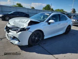 2021 Toyota Camry XSE with VIN 4T1K61BK4MU022329, listed as a Copart auction lot 69682255 with 16,244 mi miles and Salvage title. Bid and sale history available at DreamBid. Image 1.