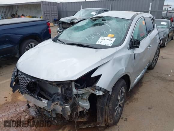 2023 Nissan Murano S с VIN 5N1AZ2AS1PC127589, выставлен на аукционе IAAI как лот 41838581 с пробегом Не указан миль и . История ставок и продаж доступна на DreamBid. Изображение 6.