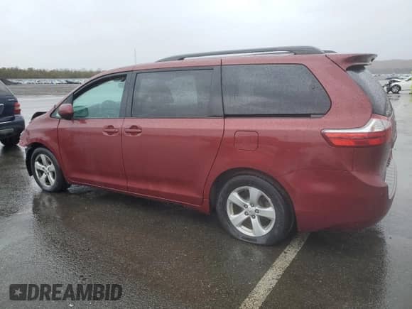 2016 Toyota Sienna LE AAS с VIN 5TDKK3DC2GS693055, выставлен на аукционе Copart как лот 71689645 с пробегом 157 868 миль миль и На запчасти • Non repairable. История ставок и продаж доступна на DreamBid. Изображение 2.
