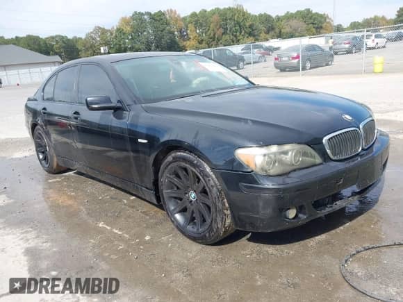 2007 BMW 7 Series 750i с VIN WBAHL83537DT09106, выставлен на аукционе IAAI как лот 43411029 с пробегом 190 484 миль миль и . История ставок и продаж доступна на DreamBid. Изображение 1.