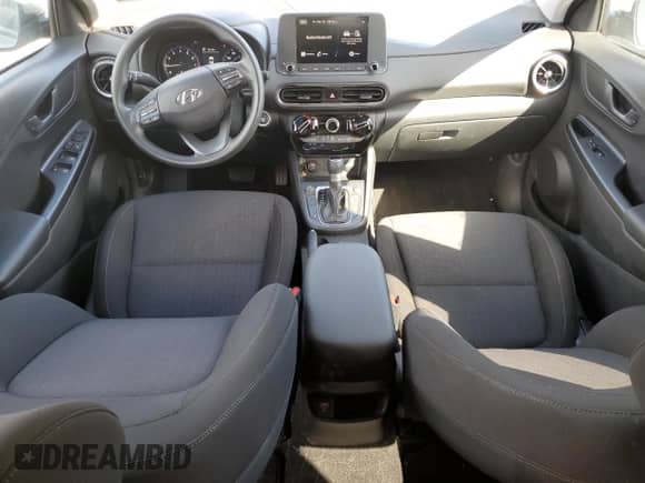 2023 Hyundai Kona SEL with VIN KM8K6CAB8PU041726, listed as a Copart auction lot 45768715 with 15,569 mi miles and Salvage title. Bid and sale history available at DreamBid. Image 8.