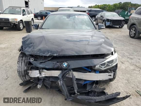 2015 BMW 4 Series 435i with VIN WBA3T3C59FP738972, listed as a Copart auction lot 50323265 with 131,982 mi miles and Salvage title. Bid and sale history available at DreamBid. Image 5.