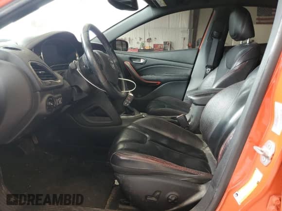 2015 Dodge Dart GT with VIN 1C3CDFEB4FD403791, listed as a Copart auction lot 63528535 with 104,574 mi miles and Salvage title. Bid and sale history available at DreamBid. Image 7.
