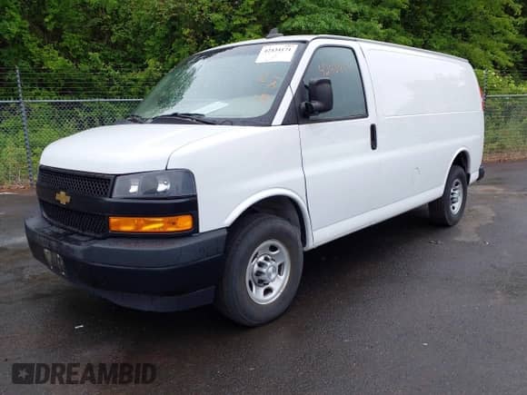 2021 Chevrolet Express Cargo with VIN 1GCWGAF7XM1179003, listed as a IAAI auction lot 42434171 with 54,473 mi miles and . Bid and sale history available at DreamBid. Image 17.