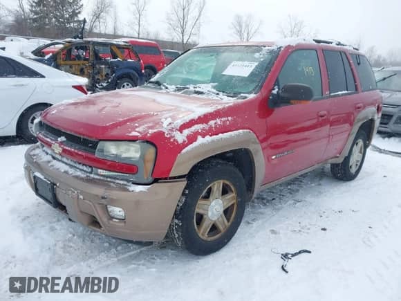 2002 Chevrolet TrailBlazer LS with VIN 1GNDT13S722412684, listed as a IAAI auction lot 41621413 with 162,244 mi miles and . Bid and sale history available at DreamBid. Image 2.