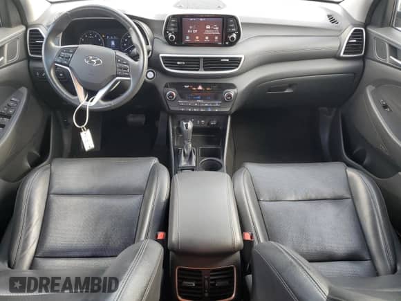 2019 Hyundai Tucson Ultimate with VIN KM8J3CAL4KU013265, listed as a Copart auction lot 60813995 with 52,123 mi miles and Salvage title. Bid and sale history available at DreamBid. Image 8.