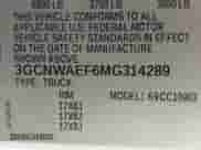 2021 Chevrolet Silverado 1500 Work Truck с VIN 3GCNWAEF6MG314289, выставлен на аукционе IAAI как лот 42291813 с пробегом 50 173 миль миль и . История ставок и продаж доступна на DreamBid. Изображение 9.