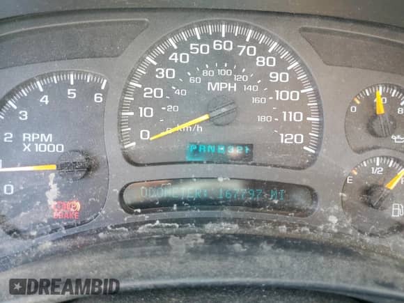 2005 Chevrolet Suburban LS with VIN 3GNFK16Z75G102552, listed as a Copart auction lot 80079735 with 167,797 mi miles and Salvage title. Bid and sale history available at DreamBid. Image 9.