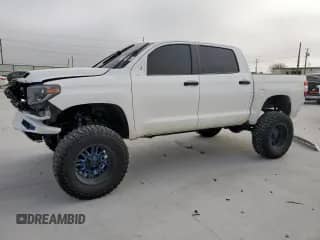 2020 Toyota Tundra SR5 with VIN 5TFEY5F16LX262404, listed as a Copart auction lot 66875915 with 119,976 mi miles and Salvage title. Bid and sale history available at DreamBid. Image 1.