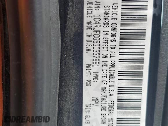 2016 Jeep Grand Cherokee High Altitude with VIN 1C4RJFCG5GC337661, listed as a Copart auction lot 63471015 with 163,030 mi miles and Salvage title. Bid and sale history available at DreamBid. Image 13.