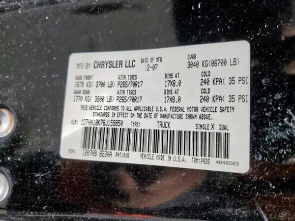 2008 Dodge 1500 ST с VIN 1D7HA18K78J159850, выставлен на аукционе Copart как лот 70134845 с пробегом 197 328 миль миль и Списание • Salvage title. История ставок и продаж доступна на DreamBid. Изображение 12.