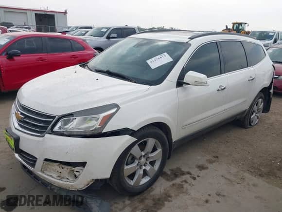 2015 Chevrolet Traverse LTZ с VIN 1GNKRJKD2FJ311993, выставлен на аукционе IAAI как лот 42275573 с пробегом 148 843 миль миль и . История ставок и продаж доступна на DreamBid. Изображение 2.